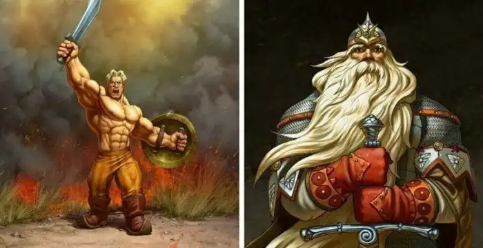 Художник из Барнаула представил русских богатырей в новых брутальных образах