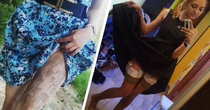 Здесь искать не будут. Тайные девичьи места для шпаргалок