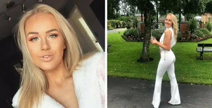 Девушка, пролившая на себя красное вино, не растерялась, выйдя из ситуации весьма оптимистическим образом