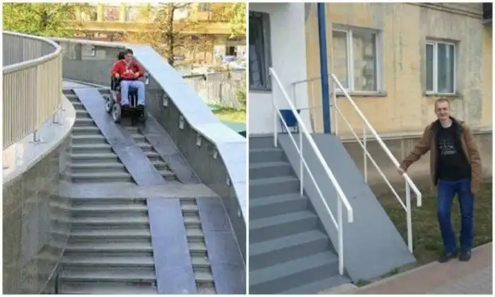 Д - доступность: 30 пандусов, на которые даже смотреть страшно