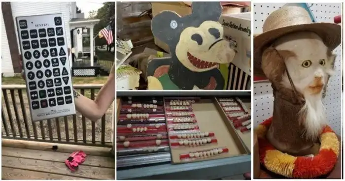 Безумно странные вещи, которые люди находят и покупают на барахолках