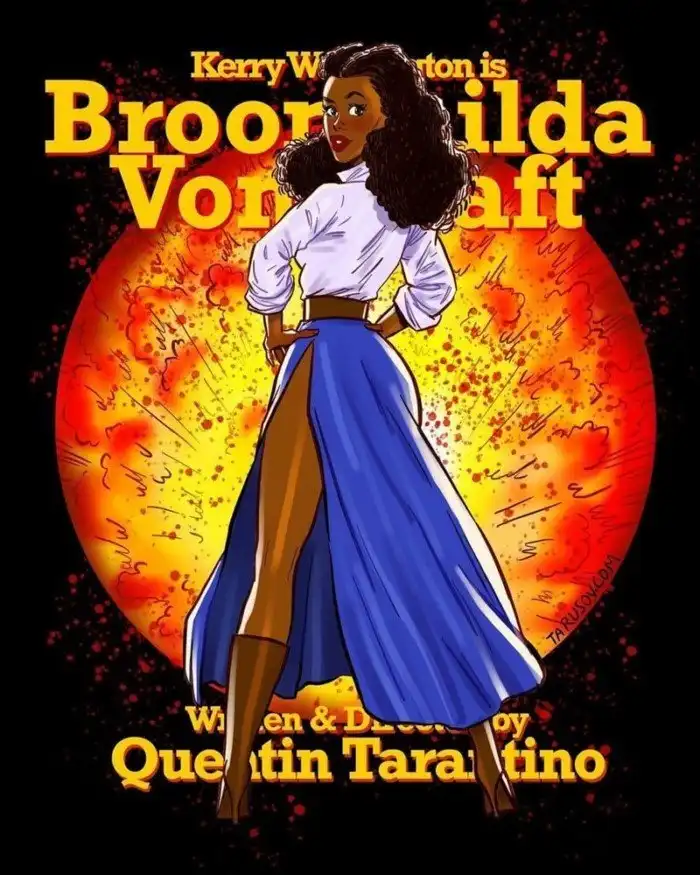 12 героинь фильмов Тарантино, которых художник из России превратил в ярких пин-ап красоток