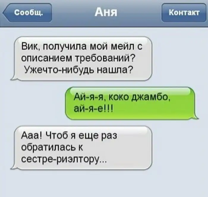 20 смешных смс обо всем на свете с фееричным финалом