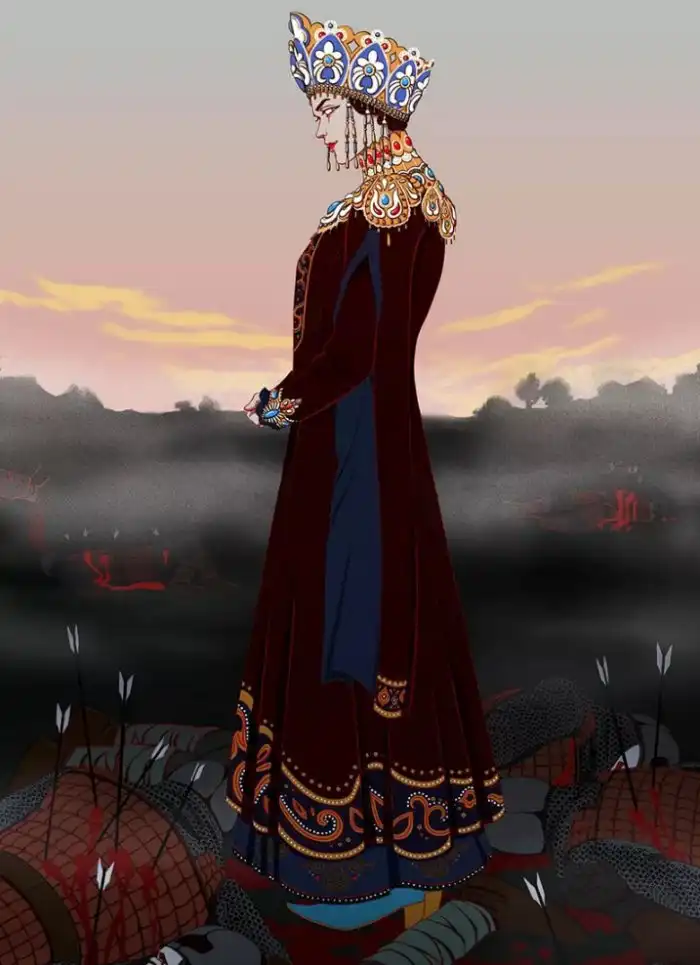 Почему дочь Бабы Яги зовут Марья Моревна?