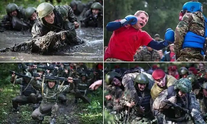 Кровью и потом: бойцы ФСИН сдают экзамен на краповые береты