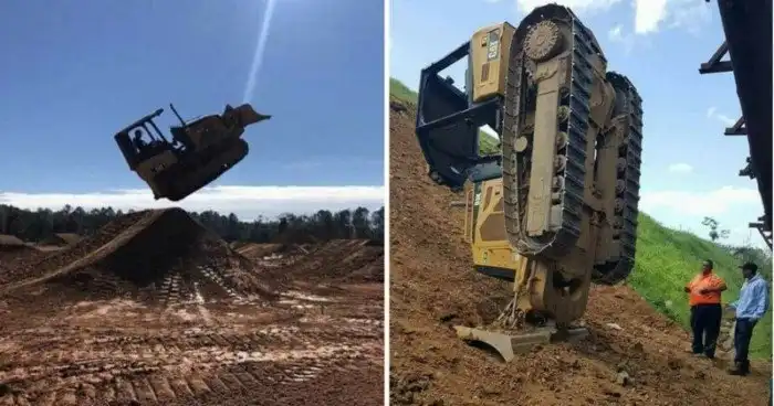 Бульдозеристом можешь и не быть, но поглазеть на такое ты обязан