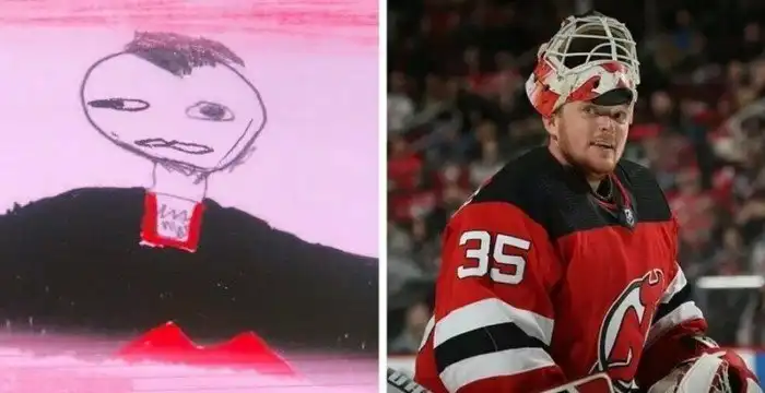 Хоккеистов перед матчем представили детскими рисунками