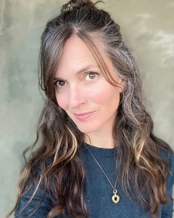 Девушки и женщины с красивой сединой