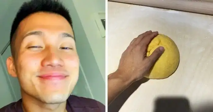 Чтобы понравиться девушке, парень собственноручно вылепил макароны с начинкой