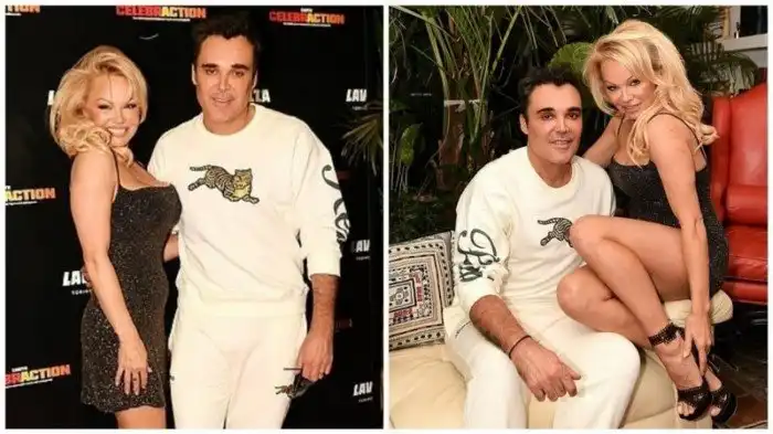 Похудевшая Памела Андерсон показала фигуру в сверкающем мини-платье