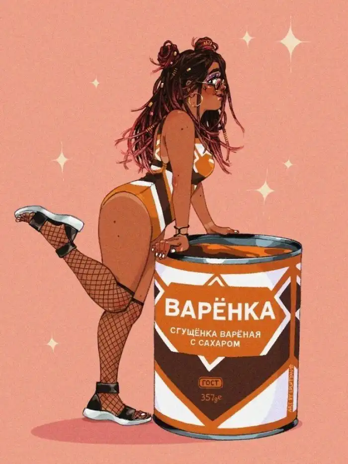 Девушка из Омска нарисовала привычные продукты в образе людей