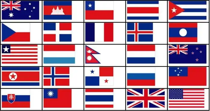 Почему белый, синий и красный цвета есть на всех флагах мира?