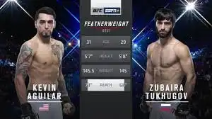 Зубайра Тухугов vs Кевин Агилар UFC Fight Night 168