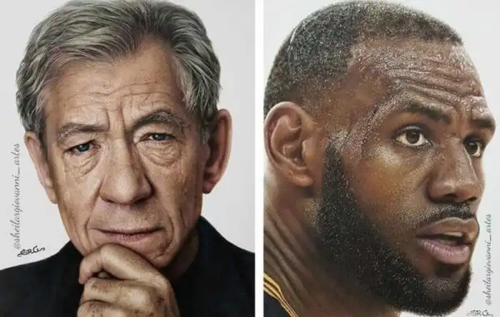 Карандашные портреты известных личностей, которые тяжело отличить от фотографий