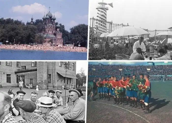 Пляжи, пиво, домино: ностальгические снимки лета в советской Москве