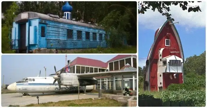 Долетались, доездились, доплавались: 25 домов из того, что недавно ездило, летало, плавало