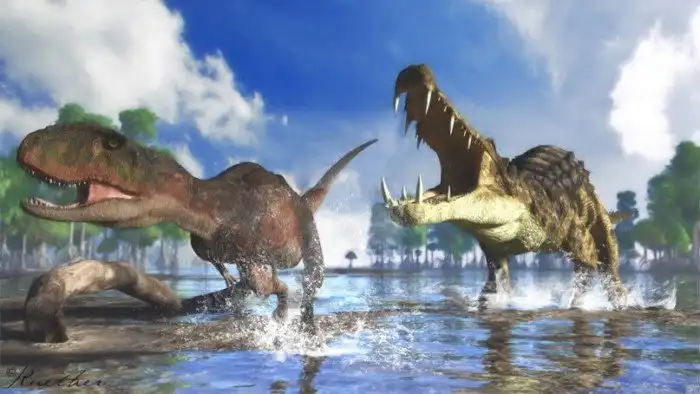 Капрозух: Длинноногий крокодил-вепрь, который носился по древним лесам, как лошадь, и ел динозавров
