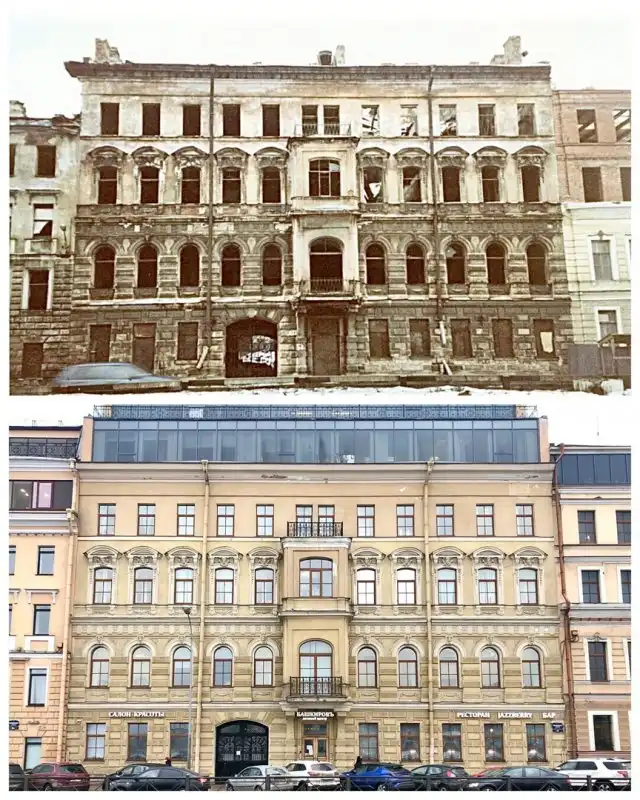 Архивные фотографии Санкт-Петербурга из серии "было/стало"