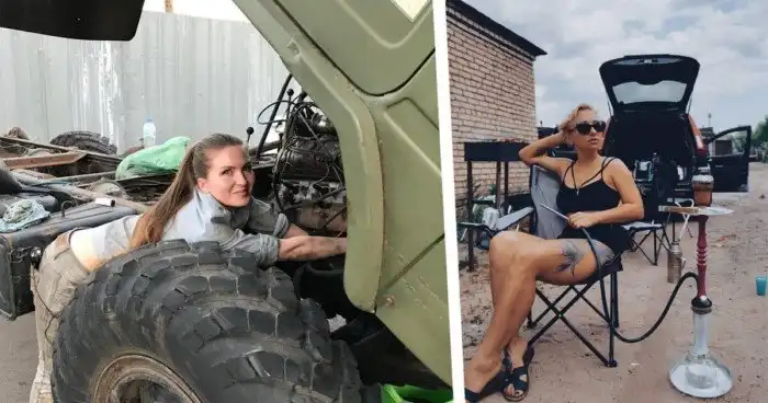 Гаражная романтика: друзья, машины, девушки