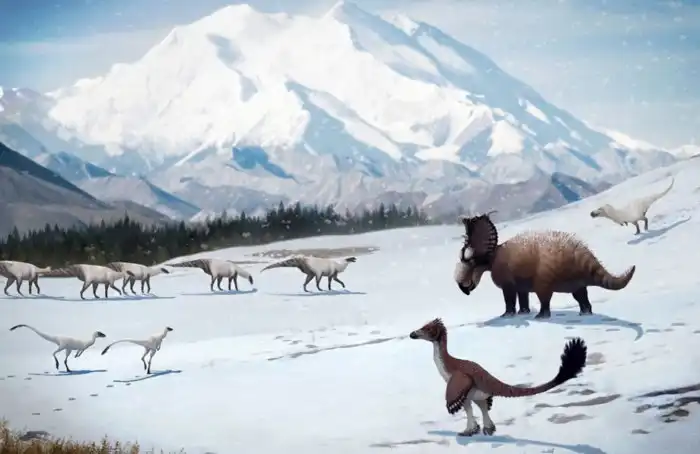Как динозавры жили на крайнем севере и юге? Как переживали настоящие зимы?