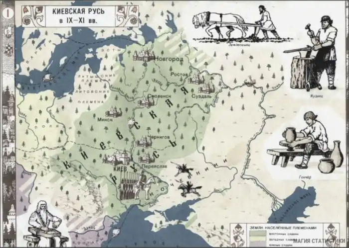 Школьный атлас истории СССР 1974 года