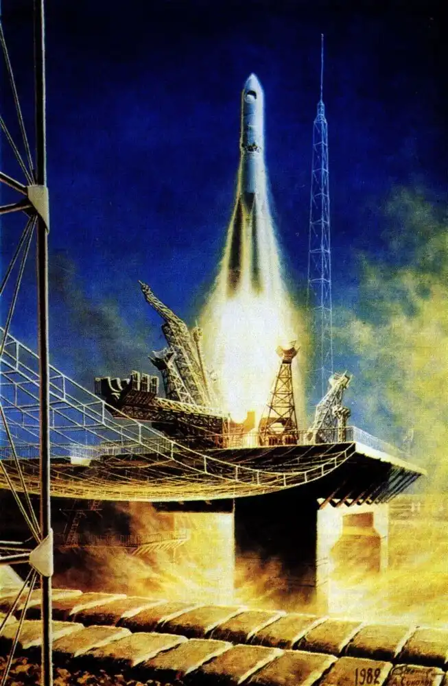 Космос в картинах советских художников