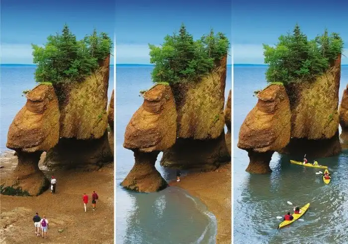 Почему в морях и океанах есть приливы и отливы, а в реках и озёрах нет?