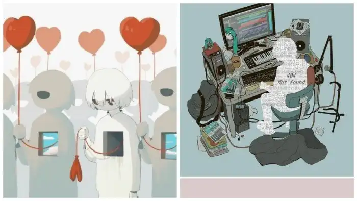 Грустные иллюстрации японского художника, которые заставят задуматься