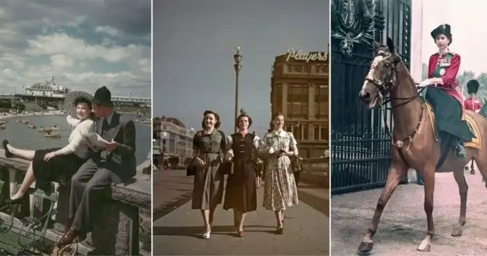 40 потрясающих цветных фотографий, запечатлевших жизнь британцев в 1950-х