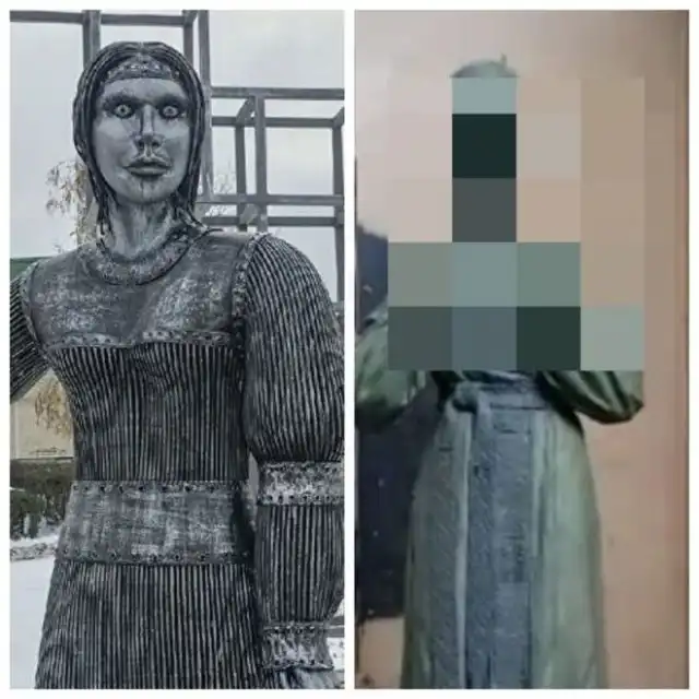 В Нововоронеже показали новый памятник Аленке