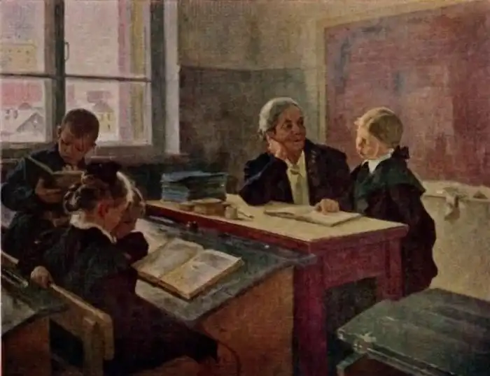 Старые советские парты