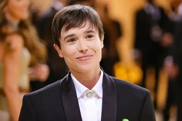 "Мальчуган в школьной форме": Эллиот Пейдж на Met Gala 2021