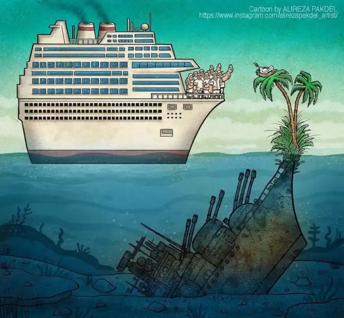 15 жизненных карикатур от иранского художника