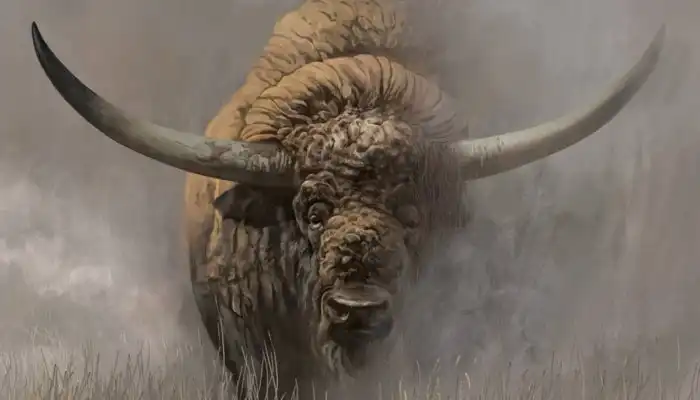 Гигантский бизон: Прародитель бизонов и зубров был титаном весом в 2 тонны и ростом в 2,5 метра
