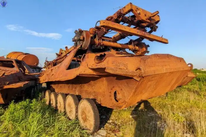 Свалка военной техники на Арктическом острове Кильдин