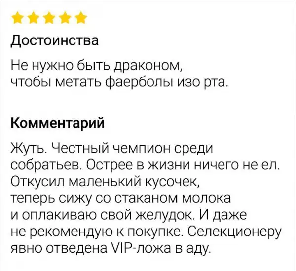 Подборка забавных отзывов в Сети
