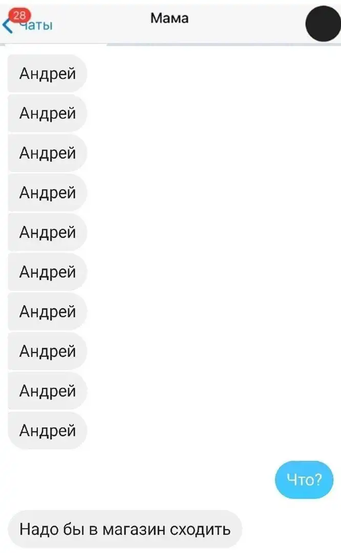 СМС-переписки, суть которых понятна только в финале диалога