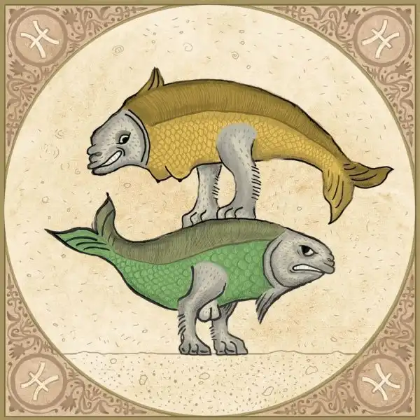 Необычные знаки зодиака в средневековом стиле