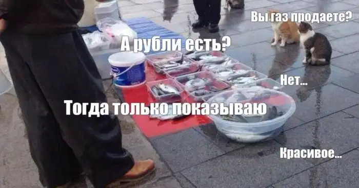 Час Икс всё ближе: ситуация о газе за рубли в мемах