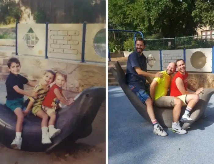 Люди вернулись на важные для них места и проверили, насколько те изменились