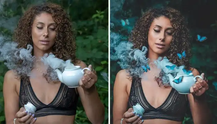 Людям нужна сказка: фотограф показывает свои работы до и после фотошопа