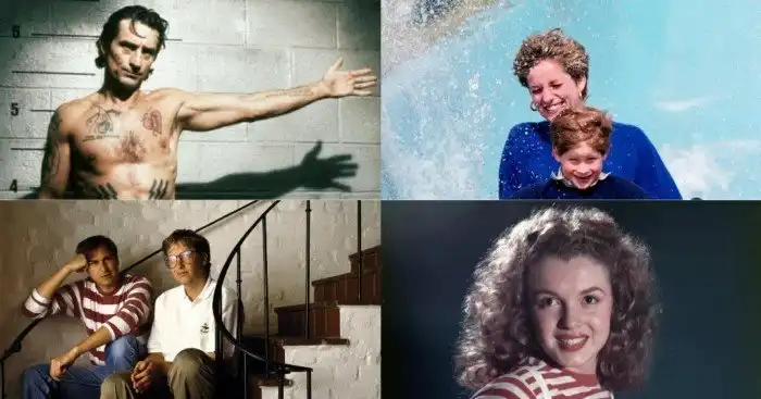 Знаменитые лица на раритетных снимках