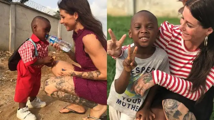 Как сейчас живет мальчик из Нигерии, которого Анна Ловен взяла под опеку?