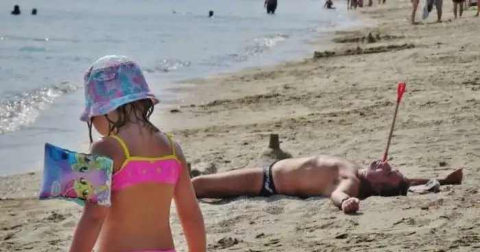 18 забавных пляжных снимков
