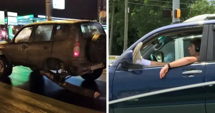 Подборка водителей, от которых лучше держаться подальше на дороге