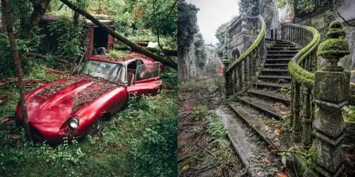 Как меняются оставленные человеком места и позабытые предметы