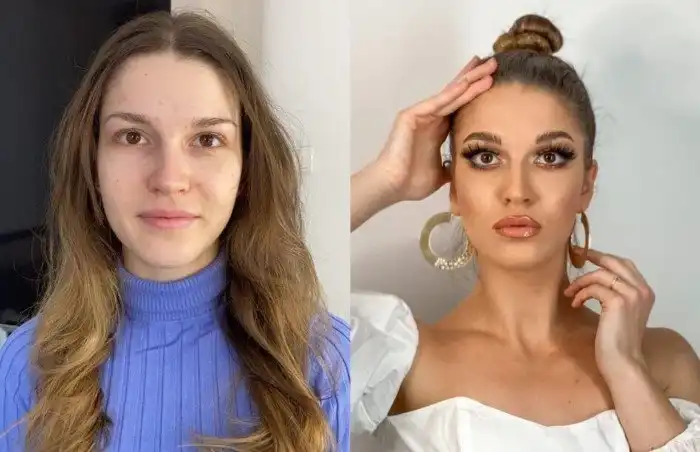 Обманчивая сила макияжа: 15 преображений девушек