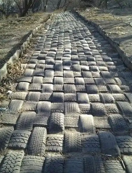 Потрясающие штуки, изготовленные из старых шин