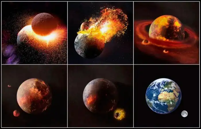 Космическая катастрофа: какой была Земля 4,5 миллиарда лет назад, откуда взялась Луна и как на нашей планете появилась вода