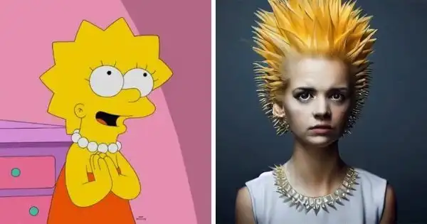 Реалистичные портреты "Симпсонов", созданных с помощью нейросетей